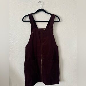 Purple corduroy dress